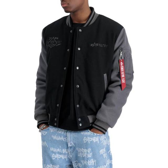 Jacket Alpha Industries Varsity Air Force - Noir - S