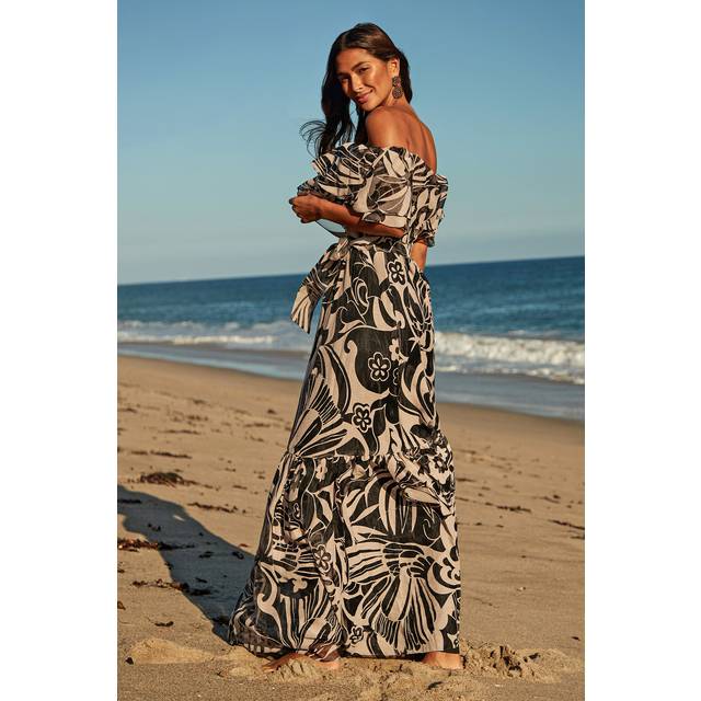 Trina Turk Flowery Maxi Dress