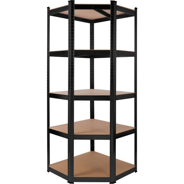 Arebos corner shelving heavy duty shelving cellar shelving boltless shelving