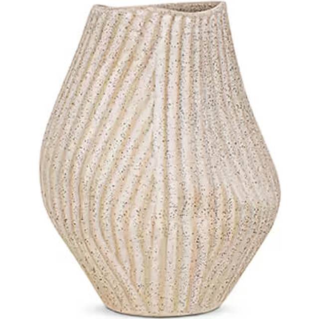 nkuku Kalai Ceramic Organic Shape Vase | Decorative Accessories | Natural | Small