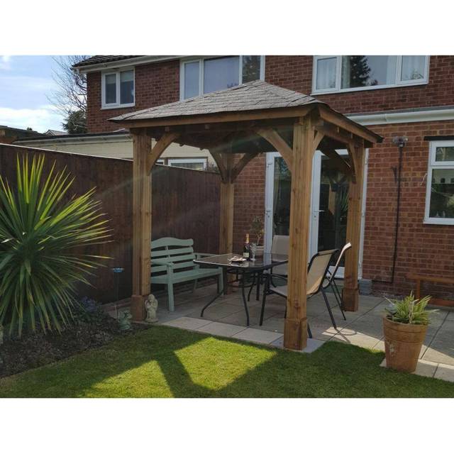 Wooden Gazebo - Leviathan Open Gazebo W2.3m x D2.3m - Dunster House