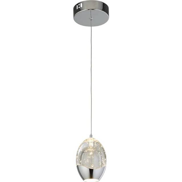 Searchlight Zara LED Ceiling Pendant Light - Chrome
