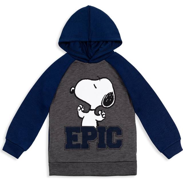 PEANUTS Snoopy Little Boys Hoodie Blue/Grey 6