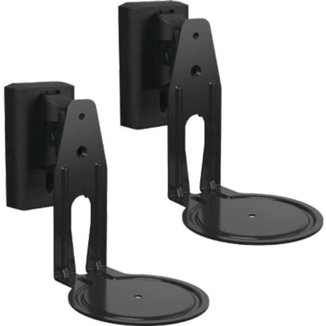 Sanus Adjustable Speaker Wall Mount designed for the Sonos Era 100 Pair (Black)