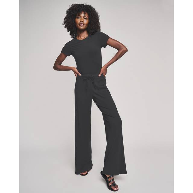 Modal Rib LYR Wide Leg Pant