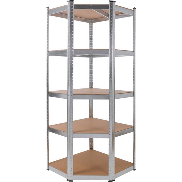 AREBOS Corner Shelving Storage Shelving Heavy Duty Shelving Workshop Shelving Boltless Shelving 875kg