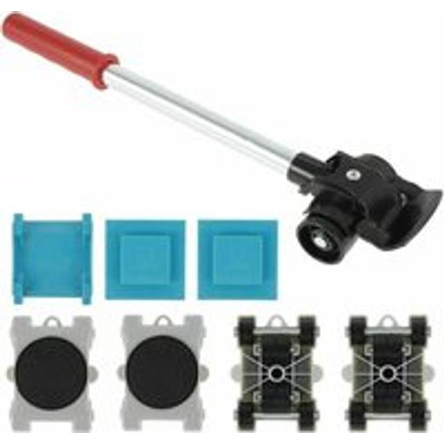 AlwaysH Furniture Mover Kit for Heavy Furniture, 8Pcs Furniture Caster Set with 1 Lift Rod and 4 Moving Casters, Furniture Mover Caster for Furniture