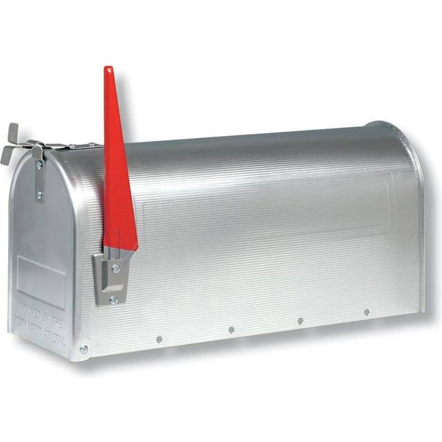 Aluminium Weatherproof US Mailbox - White (Large)