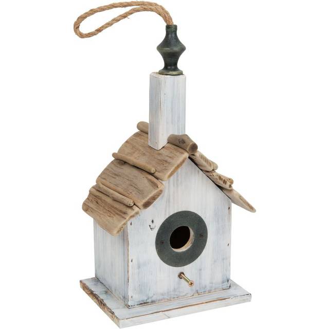 Country Deluxe Wooden Hanging Bird House (51cm H X 23cm W X 18cm D)