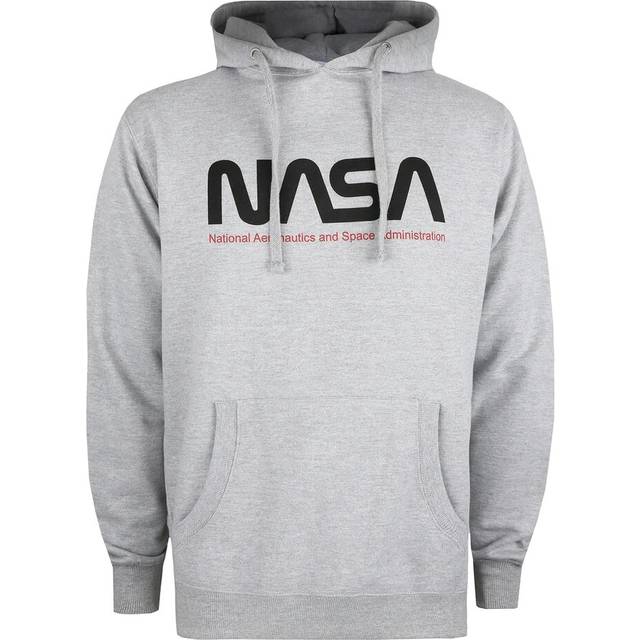 (S, Sports Grey) NASA Mens Insignia Hoodie
