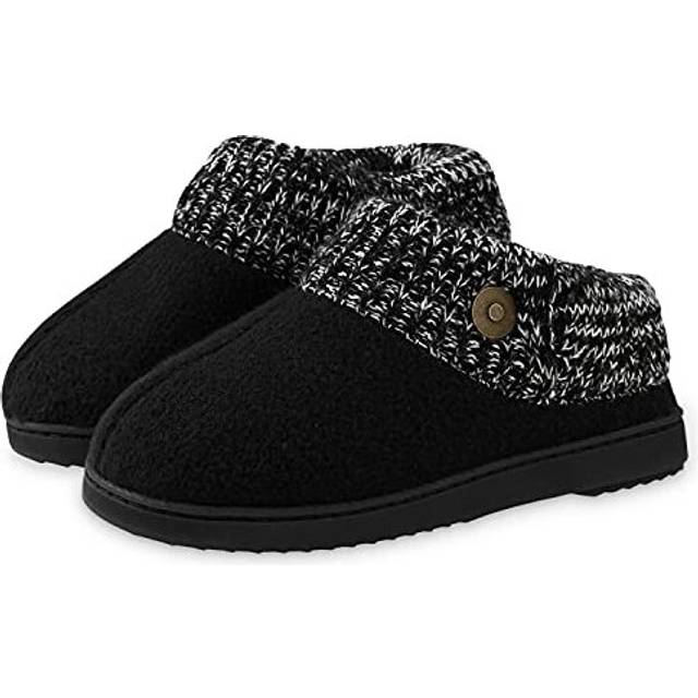 Extra Comfortable House Slippers - Black - 5