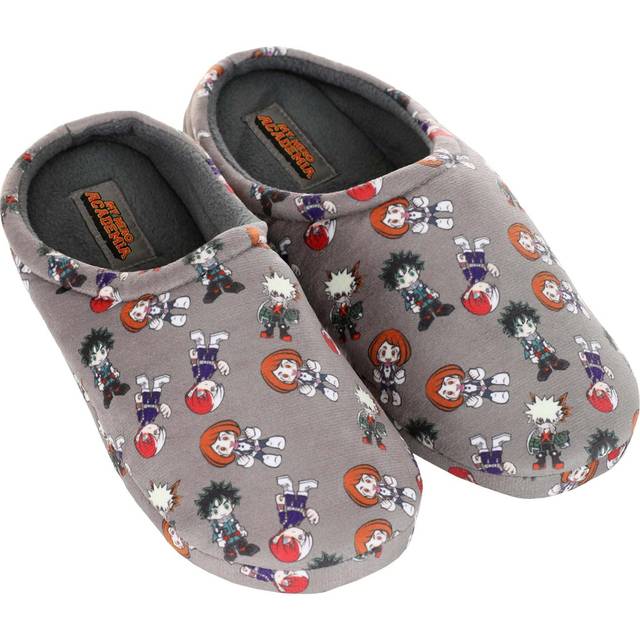 Adult My Hero Academia Slippers | Anime Gifts - Orange&#47;Purple&#47;Gray (L)