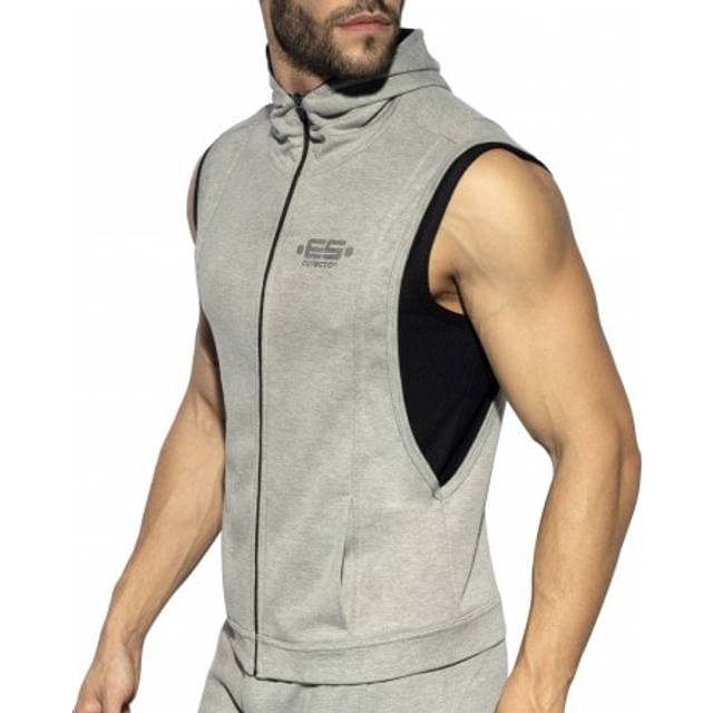 ES Collection First Class Athletic Hoodie - Heather Grey