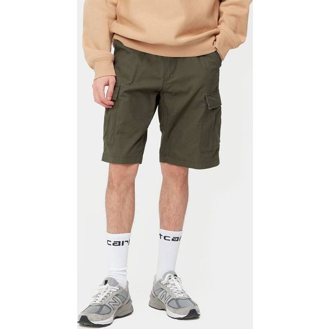 Carhartt WIP - Aviation Cypress Rinsed - Shorts - green - W28 - 100% Cotton