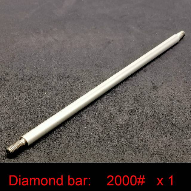 (a-2000 grit As shown) 80-3000# 6mm Cylinder Diamond Stone Sharpening Bar Whetstone Match for Ruixin Sharpener Serrated Knife Scimitar Knife Grinding