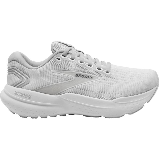 Brooks Men’s Glycerin 21 Neutral Running Shoe - White/White/Grey - 9.5 Medium