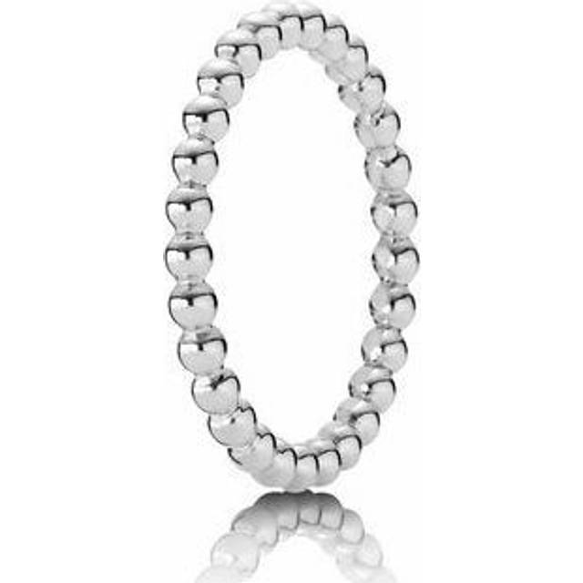 Pandora Beaded Ring - Sterling silver - Sz. 64 - No color