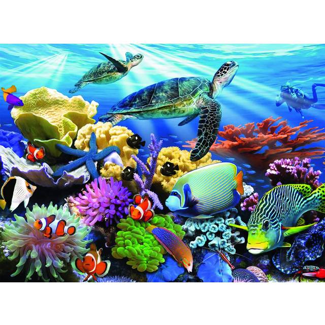 Ravensburger Ocean Turtles - 200 Piece Jigsaw Puzzle for Kids | Unique  Perfectly Fitting Pieces | Enhances Creativity and Concentration | Ideal Gift