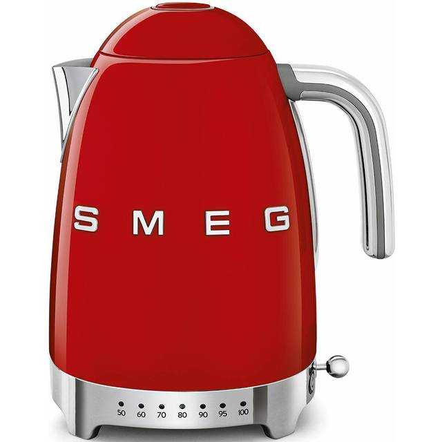 Smeg KLF04RDUK Retro Style 1.7L Jug Kettle in Red