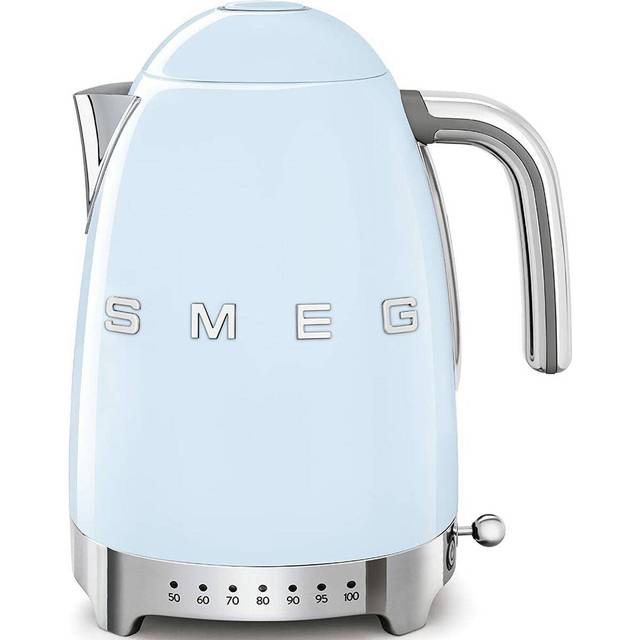 Smeg - Vattenkokare Med Variabel Temperatur 1,7 L - Pastellblå