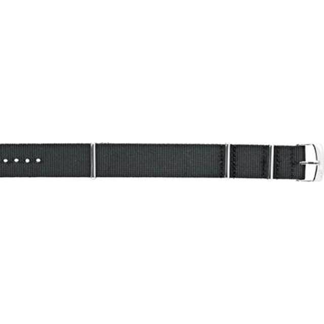 Morellato Band Nastro Natoarmband U3972A74019CR-22 mm - Unisex - Genuine Leather - Black (22 mm)