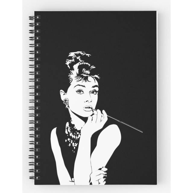 Spiral Notebook Breakfast at Tiffany's A5 120 Pages