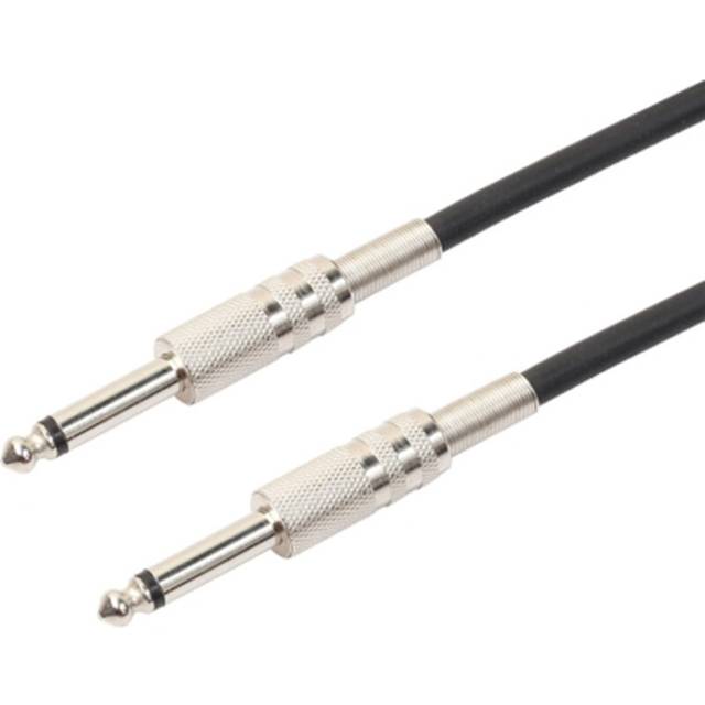 10m  1/4 inch (6.35mm) Male to Male Shielded Jack Mono Plugs Audio Patch Cable