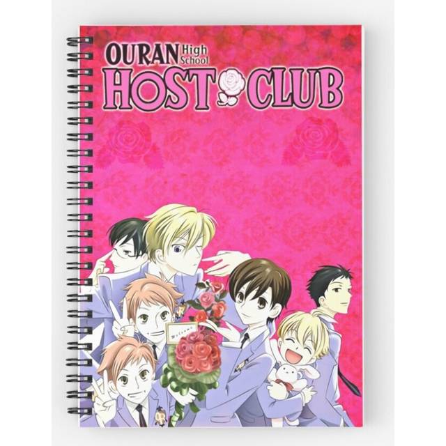 Spiral Notebook Ouran High School Host Club A5 120 Pages