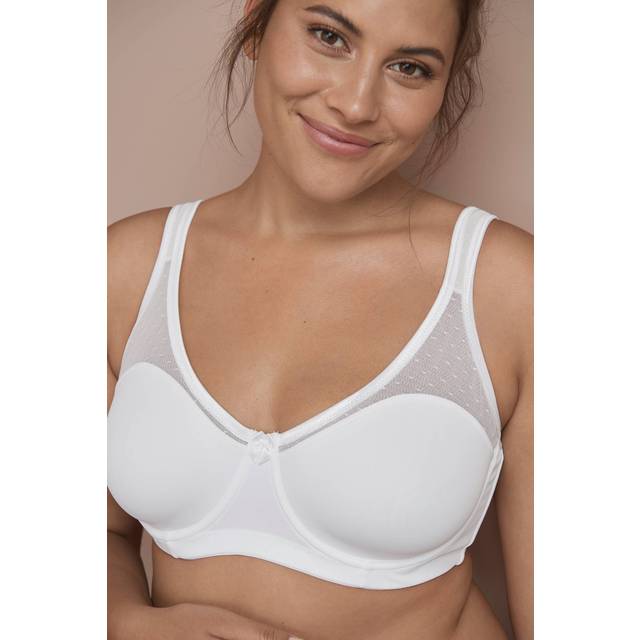 Ellos Plus collection - Bygel-bh Minimizer Cecilia - Vit