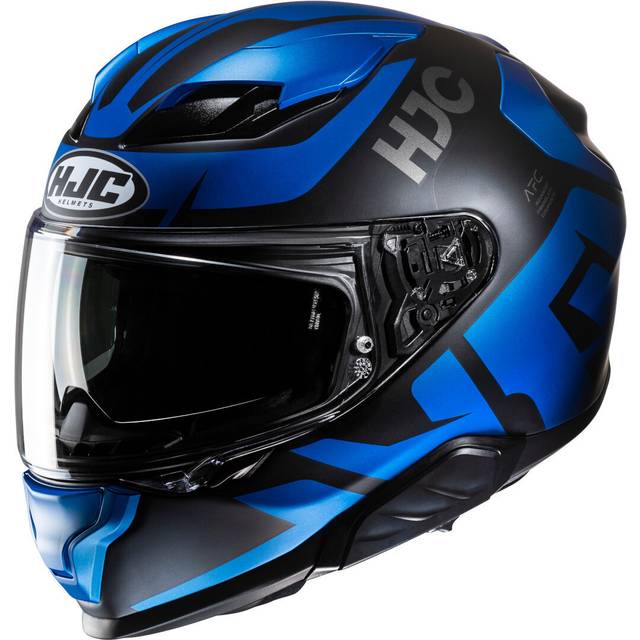 HJC F71 Bard Helmet, black-blue, Size L for Men