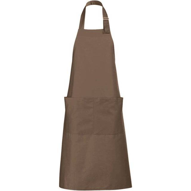 (ONE, Brown) SOLS Unisex Gala Long Bib Apron / Barwear
