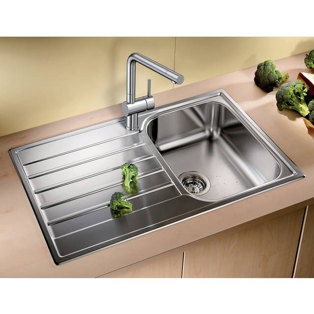 Blanco livit 45s 1.0 bowl stainless steel kitchen sink