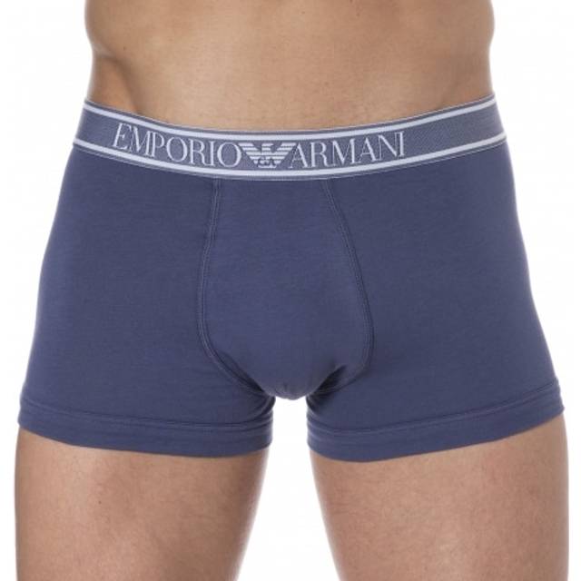 Emporio Armani Yarn Dyed Boxer Briefs - Denim