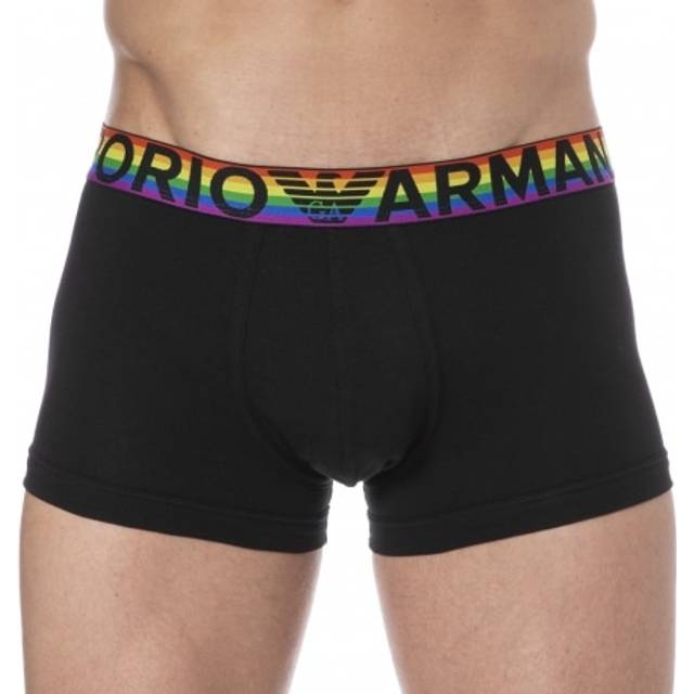 Emporio Armani Rainbow Boxer Briefs - Black