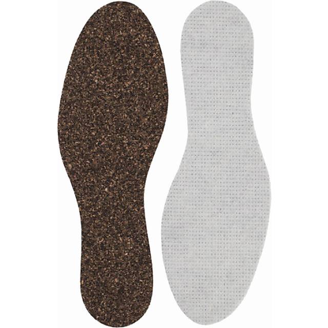 (11 UK, Brown) Grafters Mens Hardwearing Natural Cork Insoles (12 Pairs)