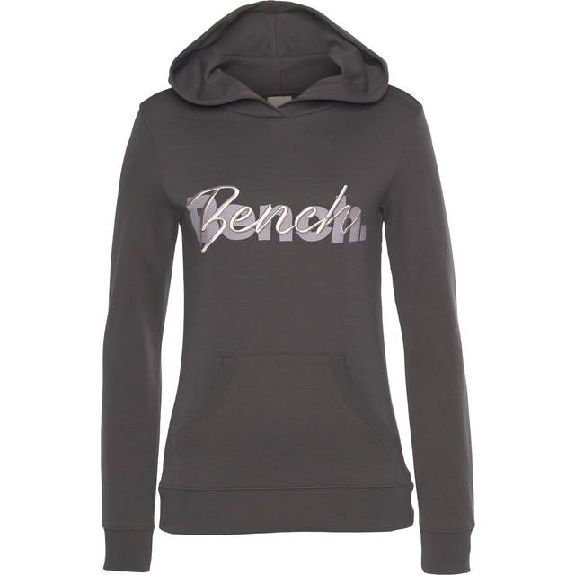 Bench. Loungewear Logo Print Hoodie - Stone