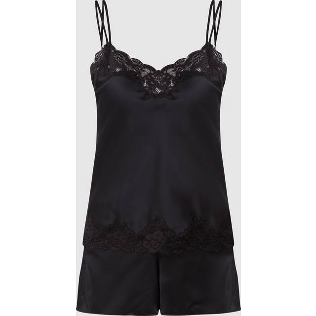 Lauren Ralph Lauren - Pyjamas LRL Signature Lace Cami Top Set - Svart