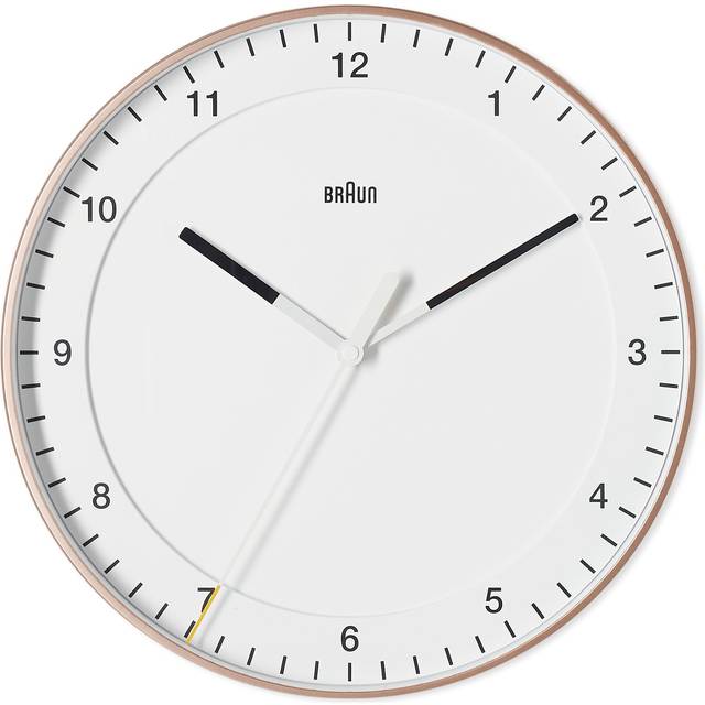 Braun Bc17pw Classic Analog Low Noise Large Public Wall Clock BC17PW