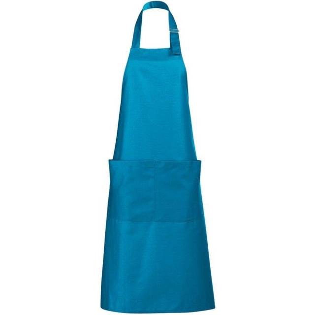 (One Size, Aqua) SOLS Unisex Gala Long Bib Apron / Barwear