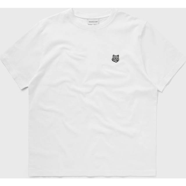 Maison Kitsuné, Topp, Herr, M, Bomull, Bold Fox Head Patch Comfort T-shirt