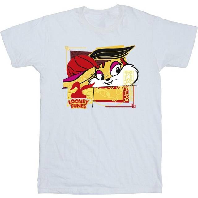 Looney Tunes Mens Lola Rabbit New Year T-Shirt XXL vit