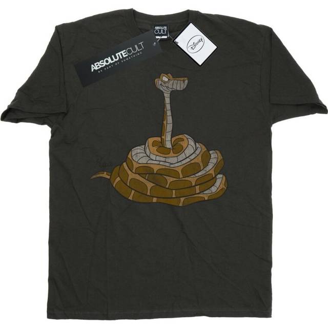 (S, Light Graphite) Disney Mens The Jungle Book Classic Kaa T-Shirt
