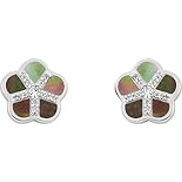 Orphelia 'Daisy' WoMens 925 Sterling Silver Stud Earrings - ZO-7585 - One Size