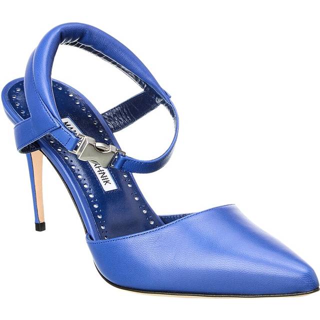 Manolo Blahnik Noumaknu 90 Leather Pump