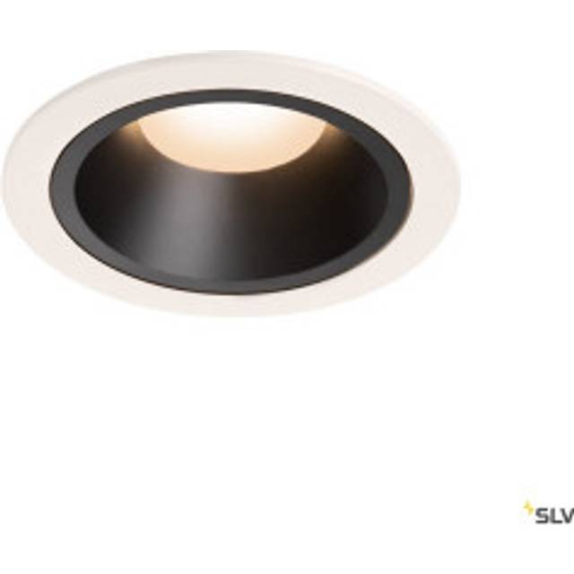 SLV Numinos Dl L Indoor LED Recessed Ceiling Light White/Black 3000K 20°