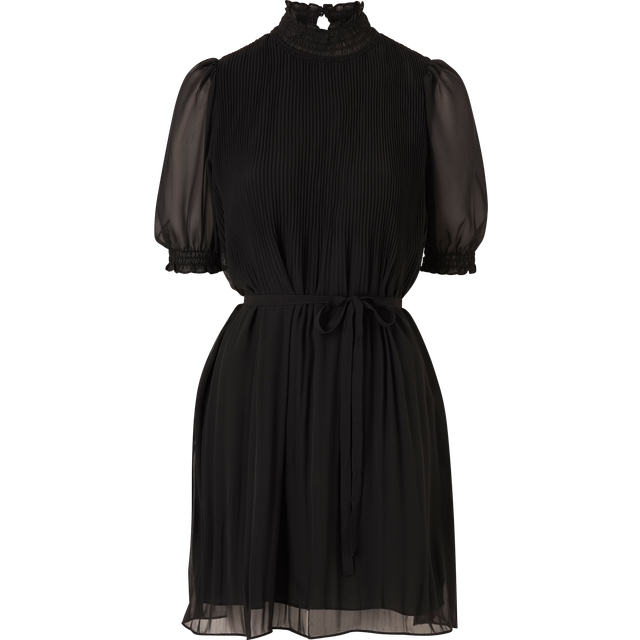 Esprit - Klänning Plissee Dress - Svart