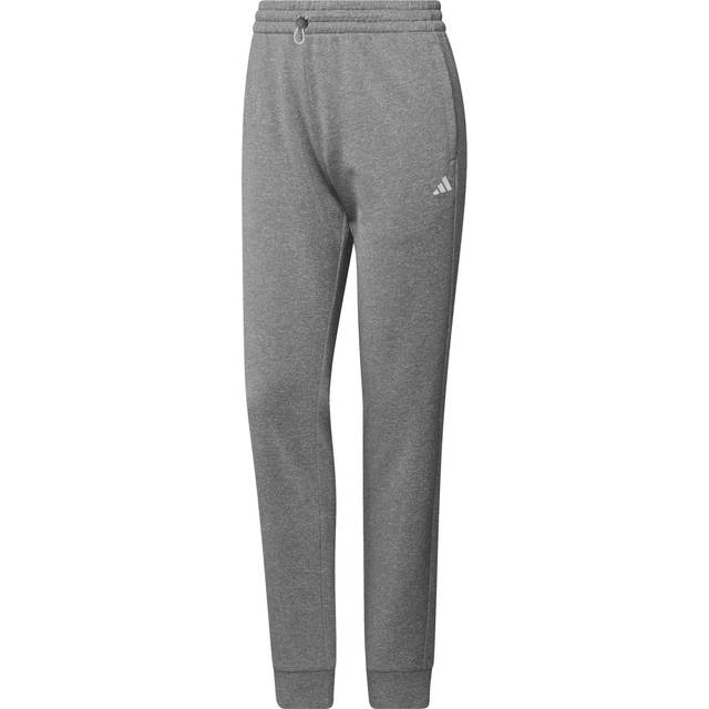 AEROREADY Game and Go Regular Tapered Fleece Joggers - Medium Grey Heather / White - XS