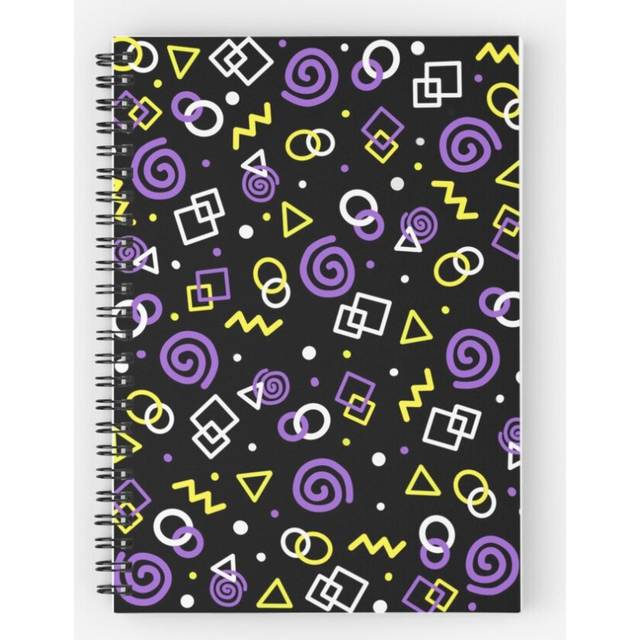 Spiral Notebook Nonbinary Acarde Carpet A5 120 Pages
