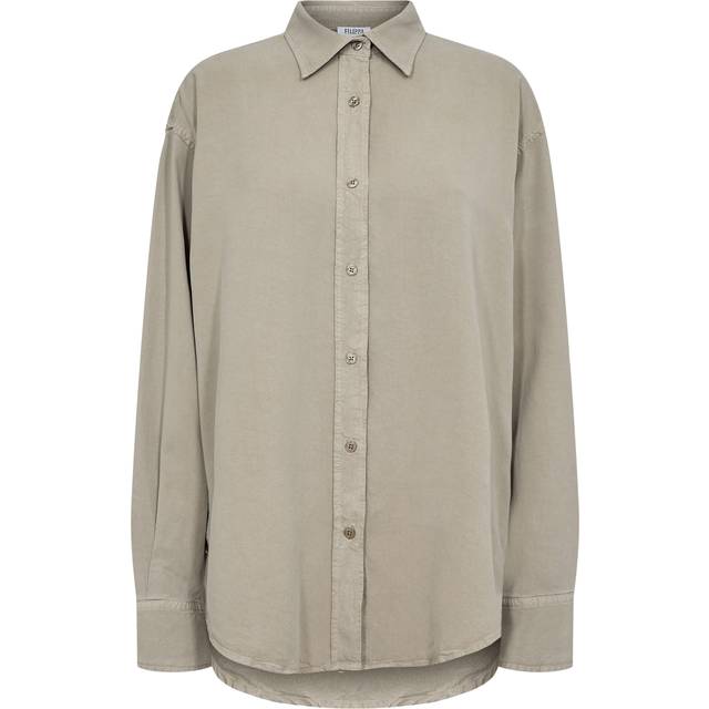 Filippa K Gray Relaxed Shirt - 9913 Light Sage - DK 38