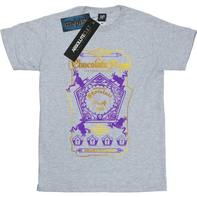 Chocolate Frogs Coloured Label T-Shirt - Grey - XL
